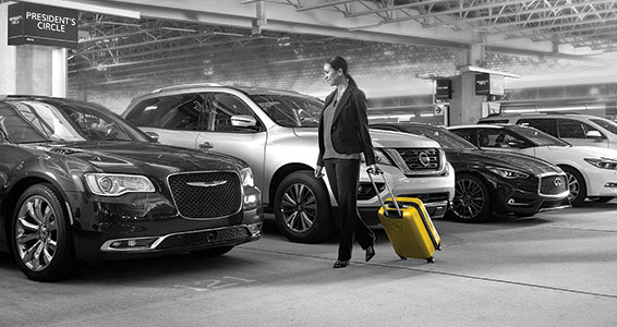 Auto Hertz Midsize inleveren Los Angeles Airport