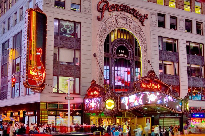 Hard Rock Cafe in New York Times Square