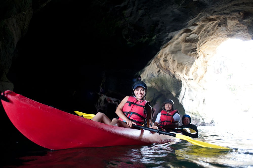 Kayaktour door de 7 grotten van La Jolla