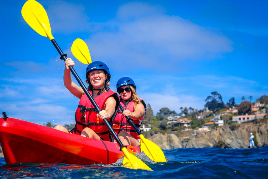 Kayaktour door de 7 grotten van La Jolla