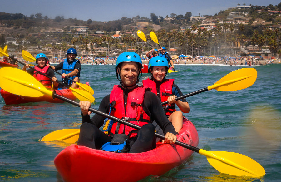 Kayaktour door de 7 grotten van La Jolla