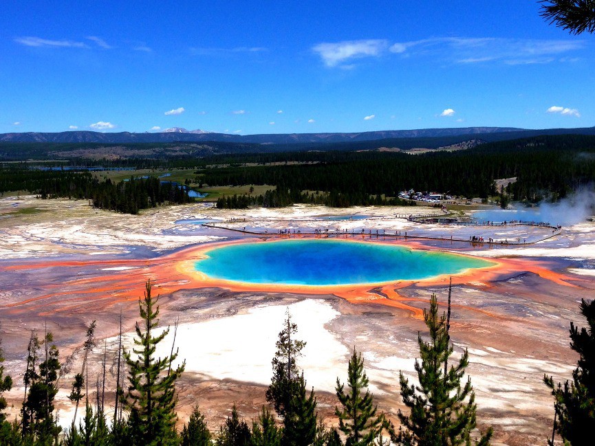 Afbeelding van Grand Prismatic Yellowstone National Park Wyoming CWHLE5T