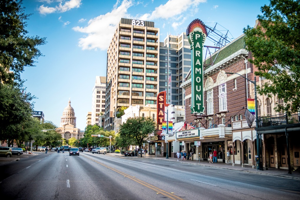 Photos Austin Tx Congress Ave 2015 Courtesy Paramount Theatre Afbeelding van Photos Austin Tx Congress Ave 2015 Courtesy Paramount Theatre