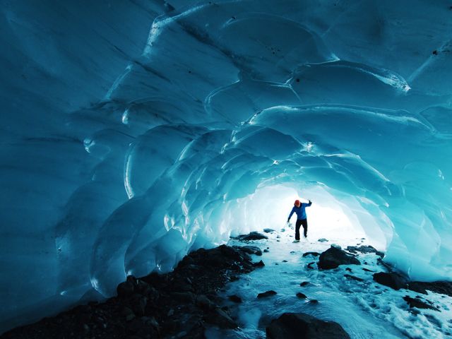 Alaska Ice cave natuur