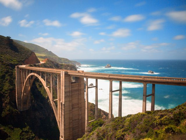 Brug highway, Carmel, Californie