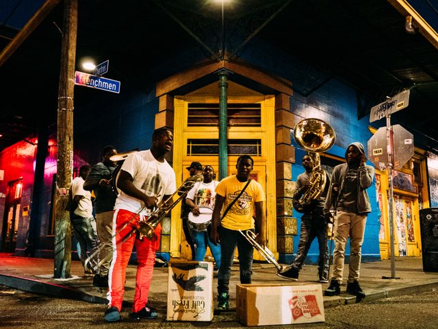 Muziekanten, Frenchmen street , New Orleans