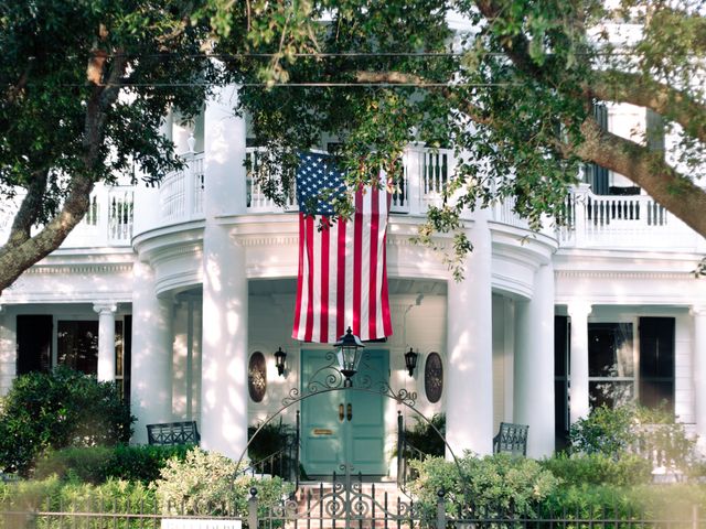 Amerikaanse vlag Charleston, South Carolina