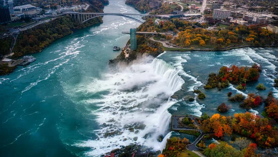 Niagara Falls Vanuit De Lucht