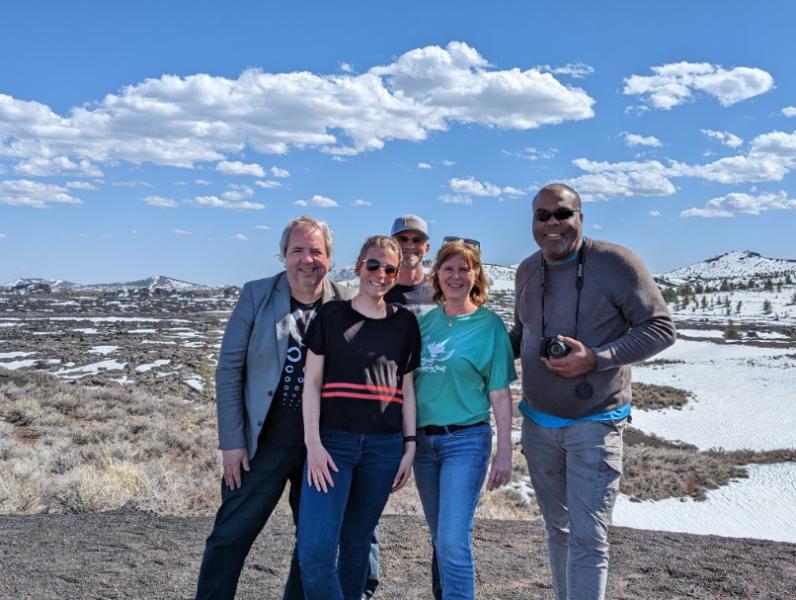 De Nederlandse en Belgische delegatie van de studiereis  door Idaho