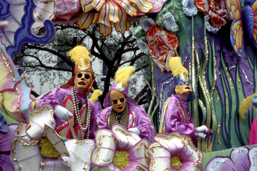 Afbeelding van Photos New Orleans La Mardi Gras Float Riders