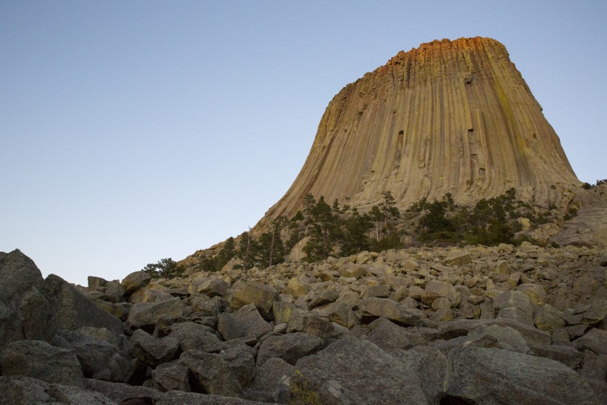 Photos Wyoming Devils Tower Sunset Crook County