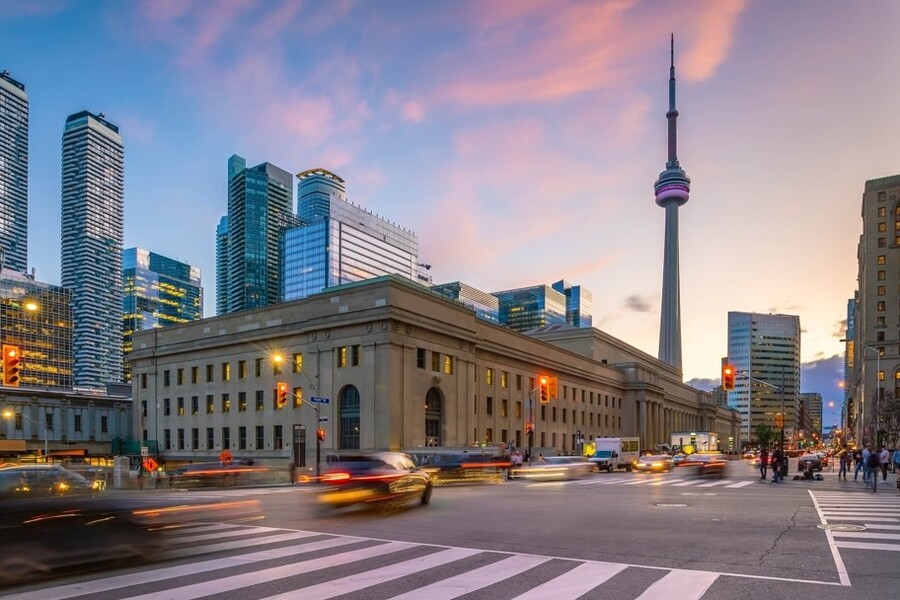 Downtown Toronto city Skyline, Ontario