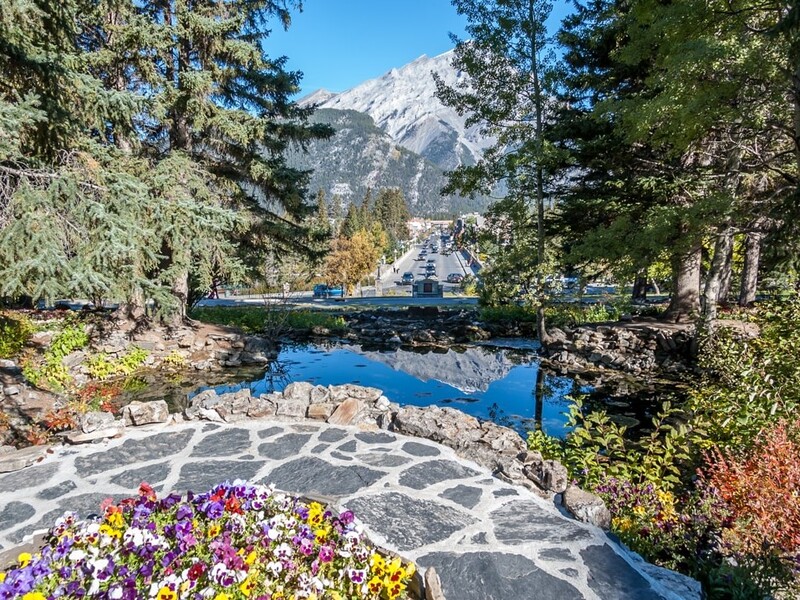 Banff Town in Banff National Park