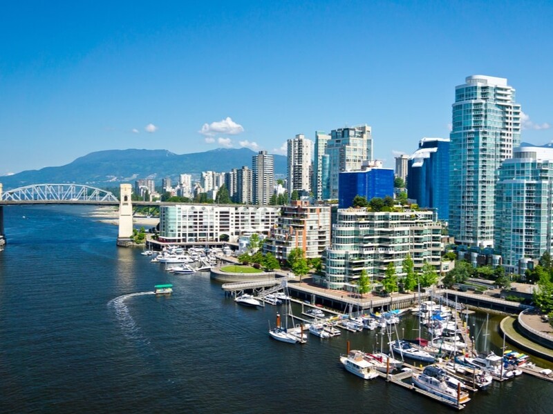 uitzicht op Vancouver, British Columbia, Canada