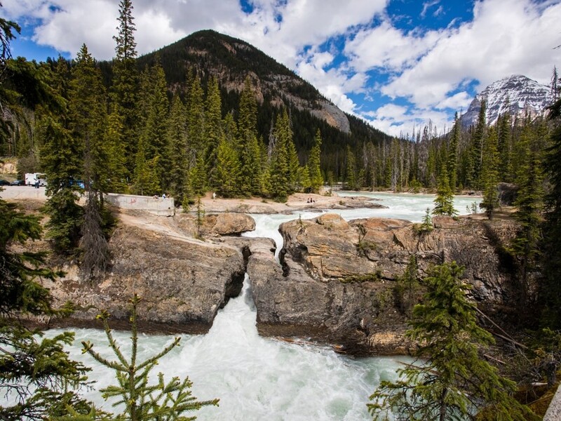 Natural Bridge, Yoho National Park in Canada