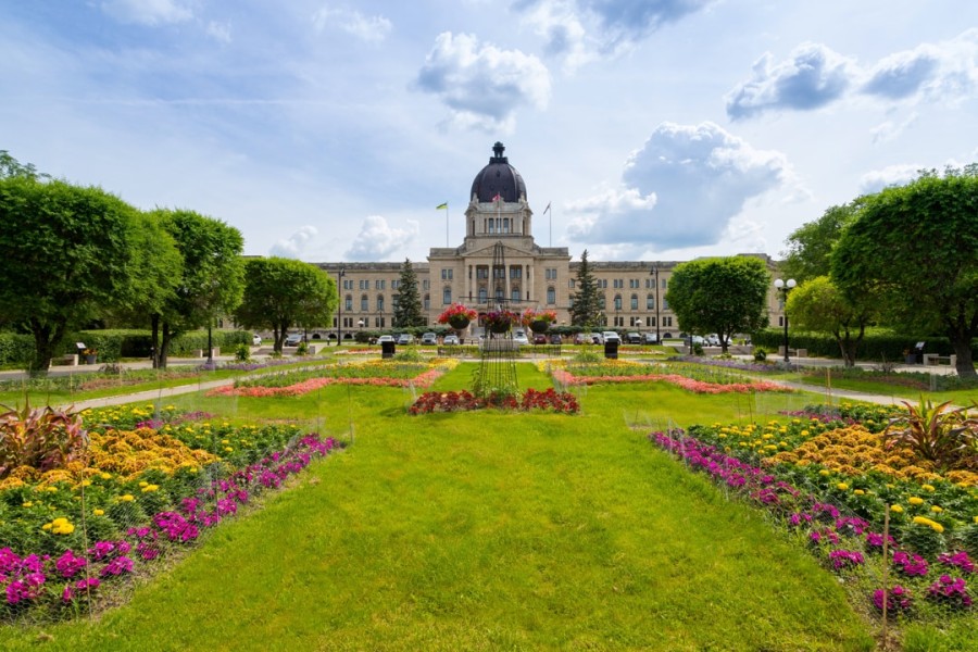 The Legislative Assembly of Saskatchewan in Regina city