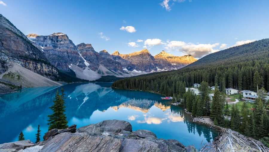 Alpine Lake in Banff national park