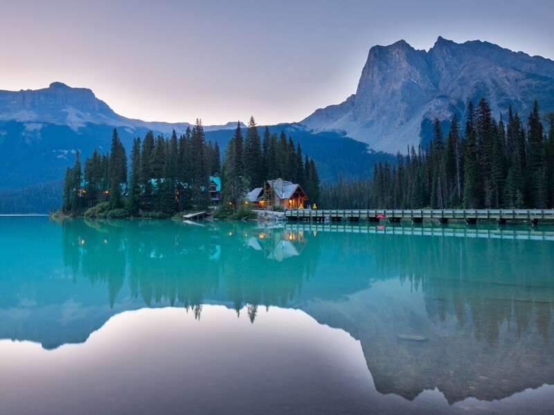 Emerald Lake, Yoho National Park, British Columbia, Canada