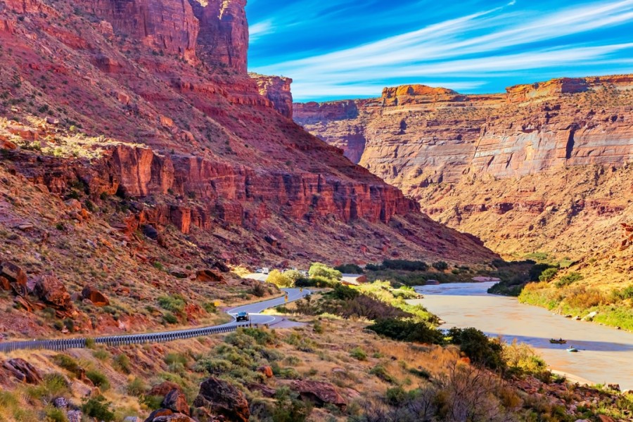 Utah Red Sandstones and Colorado River