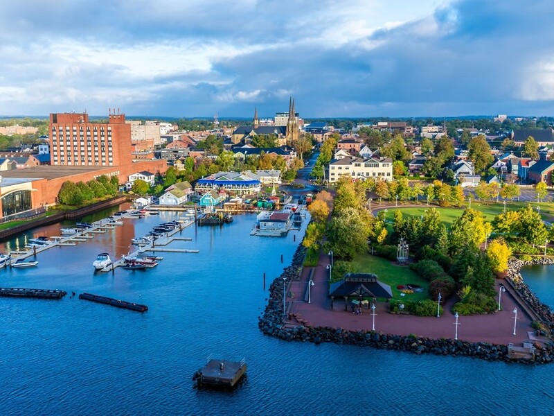 Charlottetown, Prince Edward Island, Canada in de herfst