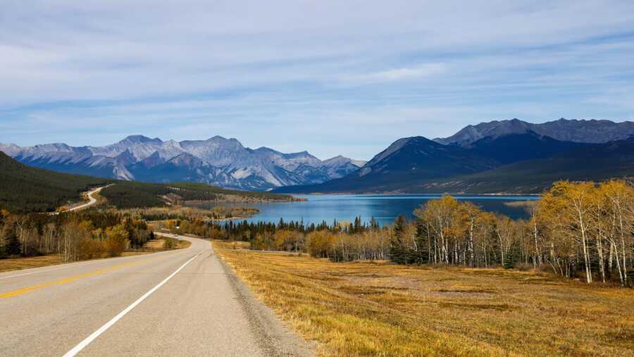 Abraham lake Canada