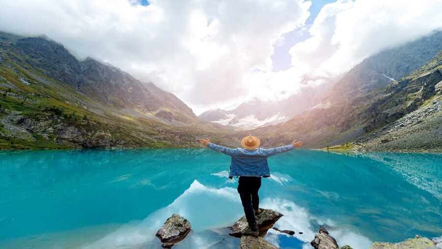 Meer in nationaal park Canada