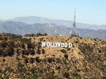 Hollywood sign in Los Angeles, Californië
