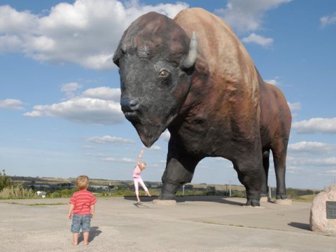 World's Largest Buffalo Monument, Jamestown, North Dakota