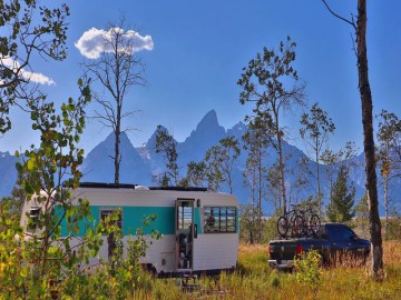 Camping Grand Tetons, Wyoming