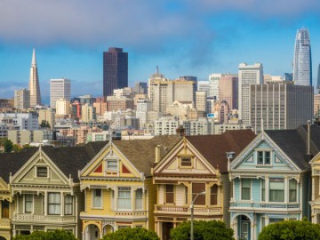 Alamo Square, San Francisco, Californië