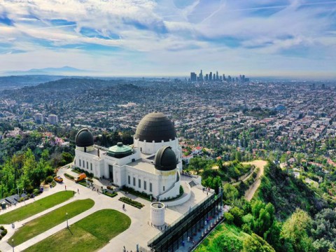 Griffith Observatory in Los Angeles, Californië