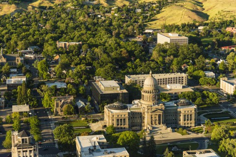 Aerial View, Downtown Boise