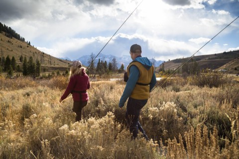 Fishing, Salmon River, Lower Stanley