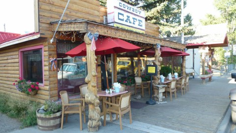 Voorkant Cowboy Cafe