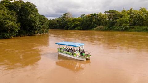 Boca Tapada, boot op de rivier