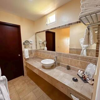 Badkamer Hotel Villa Mercedes Palenque