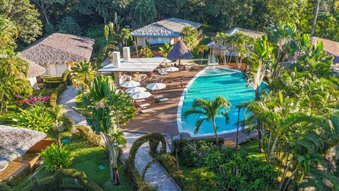 Zwembad Hotel Villa Mercedes Palenque