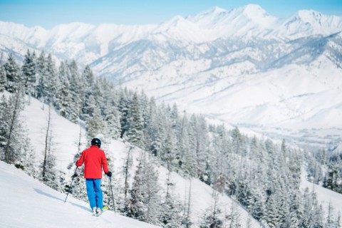 Skiing, Bald Mountain, Sun Valley