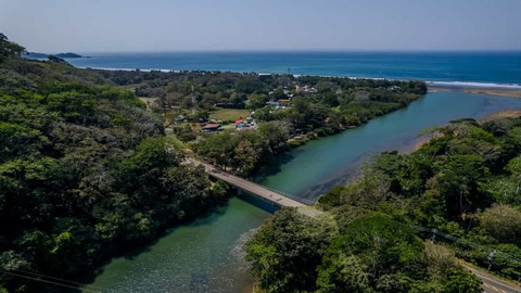 Dominican Beach And The Baru River In Costa Rica