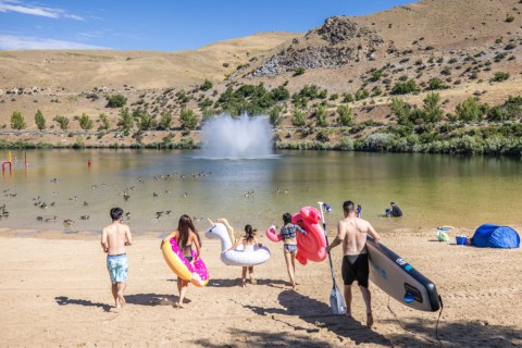 Sandy Point Beach, near Boise