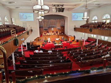 Inside 16th Street Baptist Church Birmingham