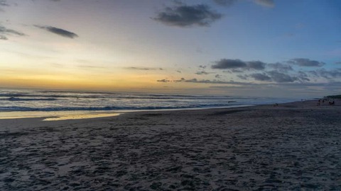 Strand Santa Teresa In De Avond