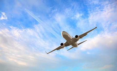 Vliegtuig In De Vliegtuig In De