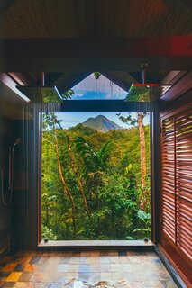 Uitzicht vanaf casita in Amor Arenal Hotel