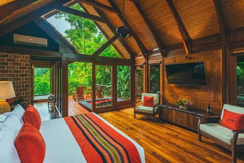 Badkamer Canyon Casita in Amor Arenal Hotel