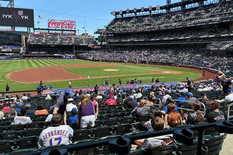 Wedstrijd in Citi Field stadion