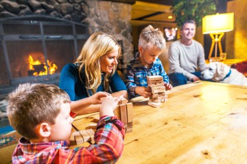 Family Games In The Lobby