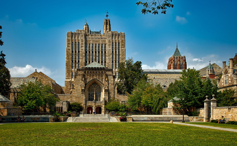 Landscape Of Yale University At New Heaven Connecticut