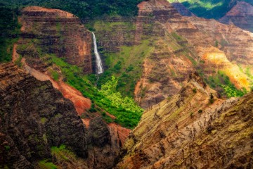 Landscape View Of Waipoo Waterfall In Waimea Canyo 2021 08 26 13 40 24 Utc