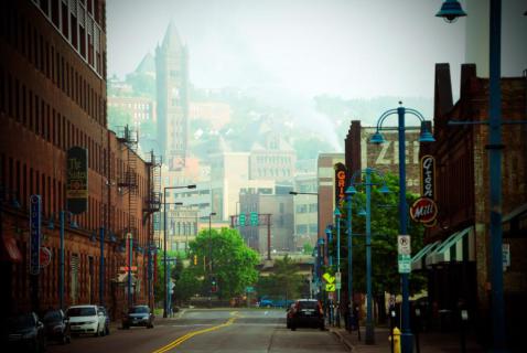 Looking Towards Downtown Duluth From Canal Park Ty